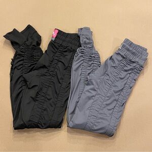 AGOGIE Resistance Band Workout Leggings 40+ Size Medium Bundle of 2